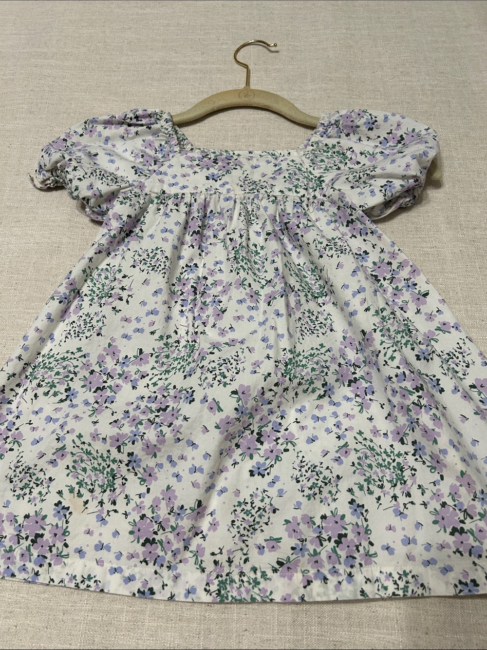 Crewcuts Girls Floral Puff-Sleeve Dress Size 3 Summer Playful Sweet Cottagecore - Picture 12 of 13